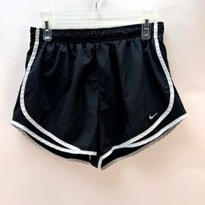 Nike Shorts Womens Medium Black Tempo Brief Lined Running Jogging Gym Dri Fit